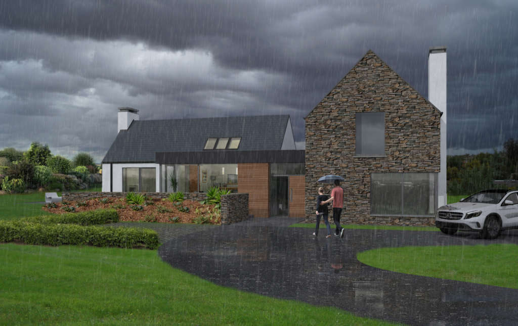 Rural retreat external render
