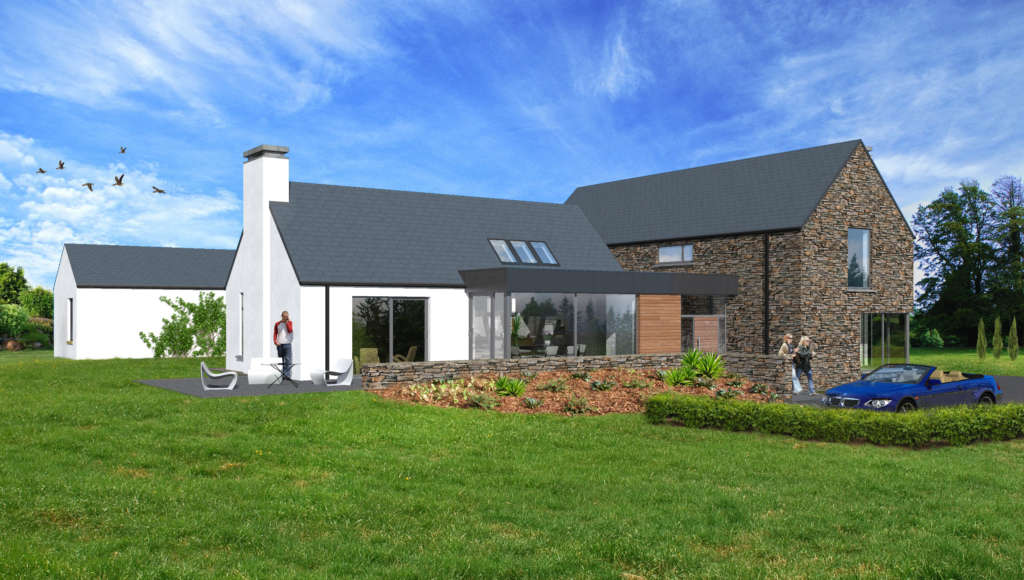 Rural retreat external render